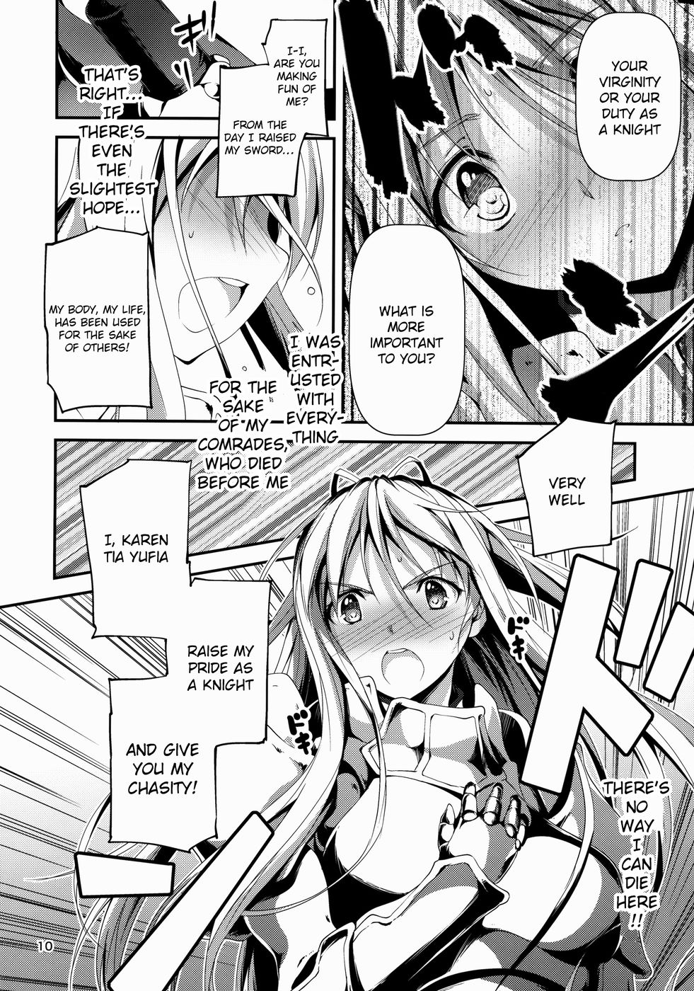 Hentai Manga Comic-The Salary Man in Black and the Knight Yufia-Read-11